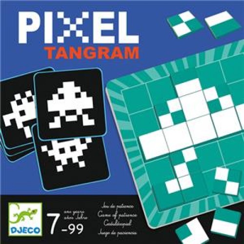 Joc pixel tangram djeco Djeco imagine 2022 protejamcopilaria.ro